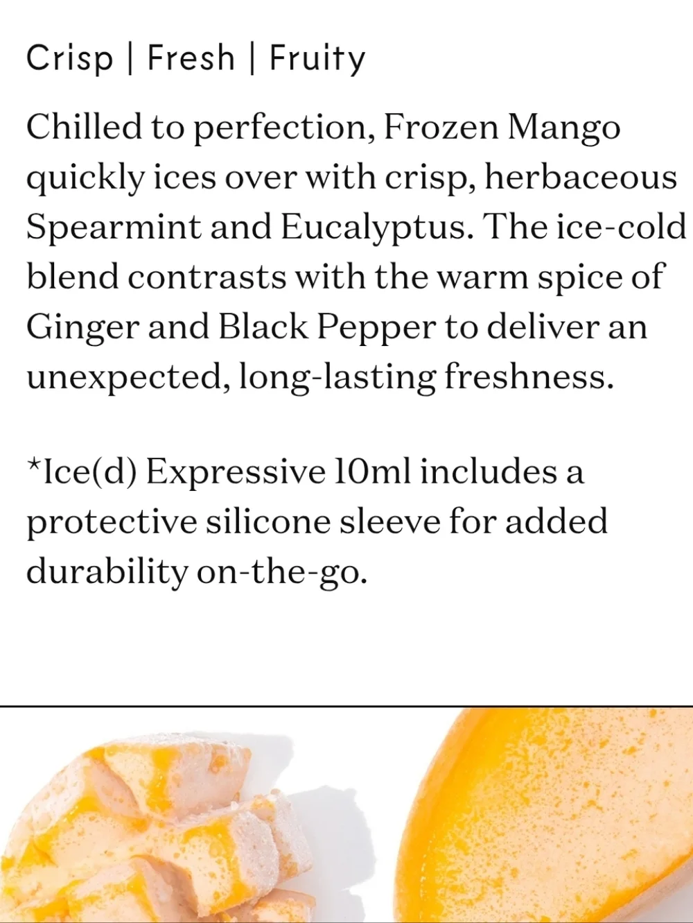 COMMODITY Ice(d) Expressive Womens Fine Fragrance NEW 1oz Msrp $80